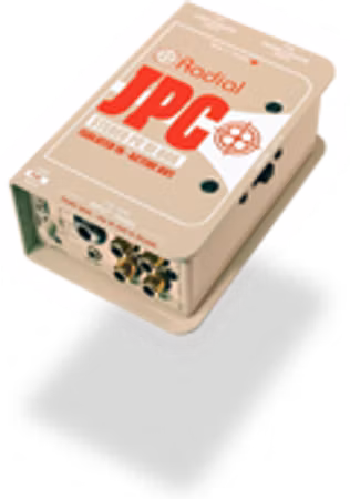 Radial JPC™ Stereo DI-box för PC och A/V, Fantommatad
