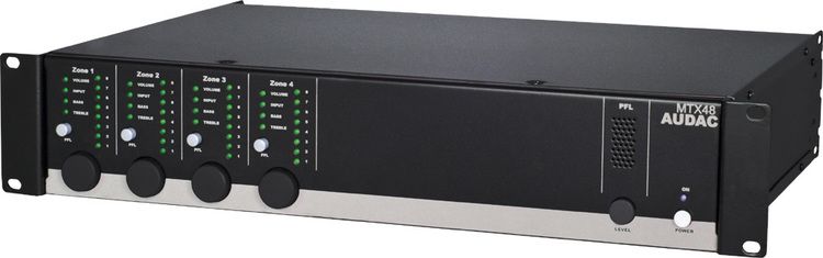 Audac MTX48: Mångsidig zonmixer för Total Kontroll