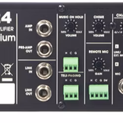 Audac COM24MK2 – 5-zoners linjeslutsteg med prioritetfunktion