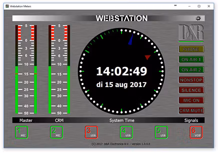 D&R WEBSTATION BROADCASTMIXER