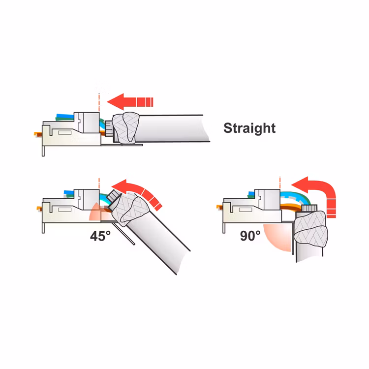Neutrik NE8FDX-Y6B CAT6 RJ45-kontakt