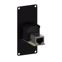 CASY167/B  kontaktpanel med Neutrik EtherCon (front) till RJ45 (baksida)