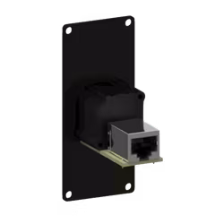 CASY167/B  kontaktpanel med Neutrik EtherCon (front) till RJ45 (baksida)
