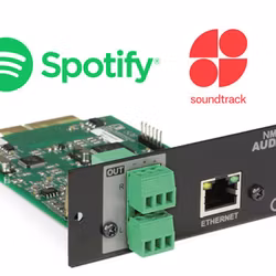 Audac NMP40: Streama Musik med DLNA & Spotify ConnectBeskrivningAudac NMP40 SourceCon™-modulen är din port till enkelt och flexibelt musikstreaming. Med stöd för DLNA och Spotify Connect, är denna mod
