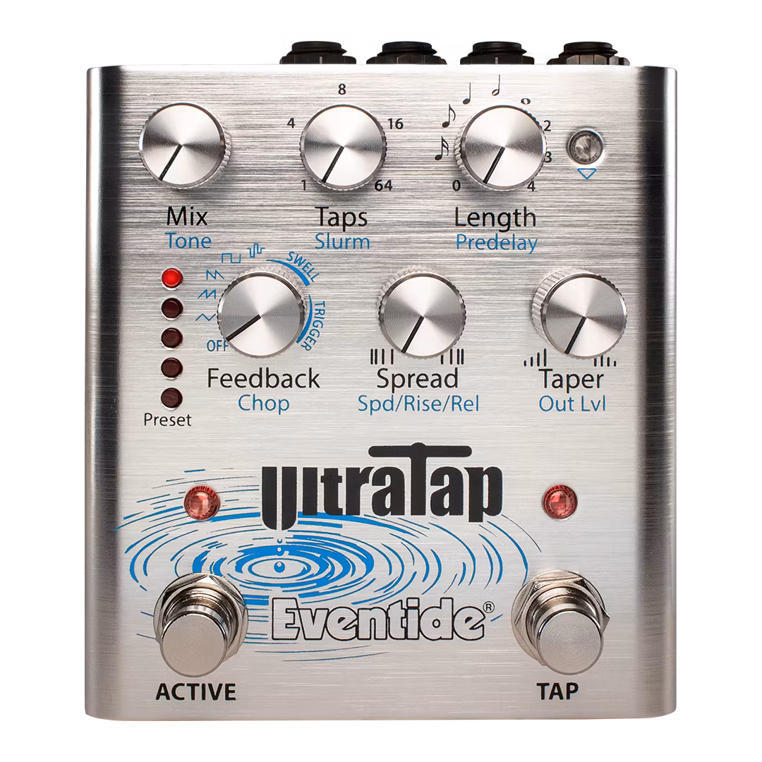 EVENTIDE UltraTap Rhythmic Tap Delay Pedal with Reverb & Modulation