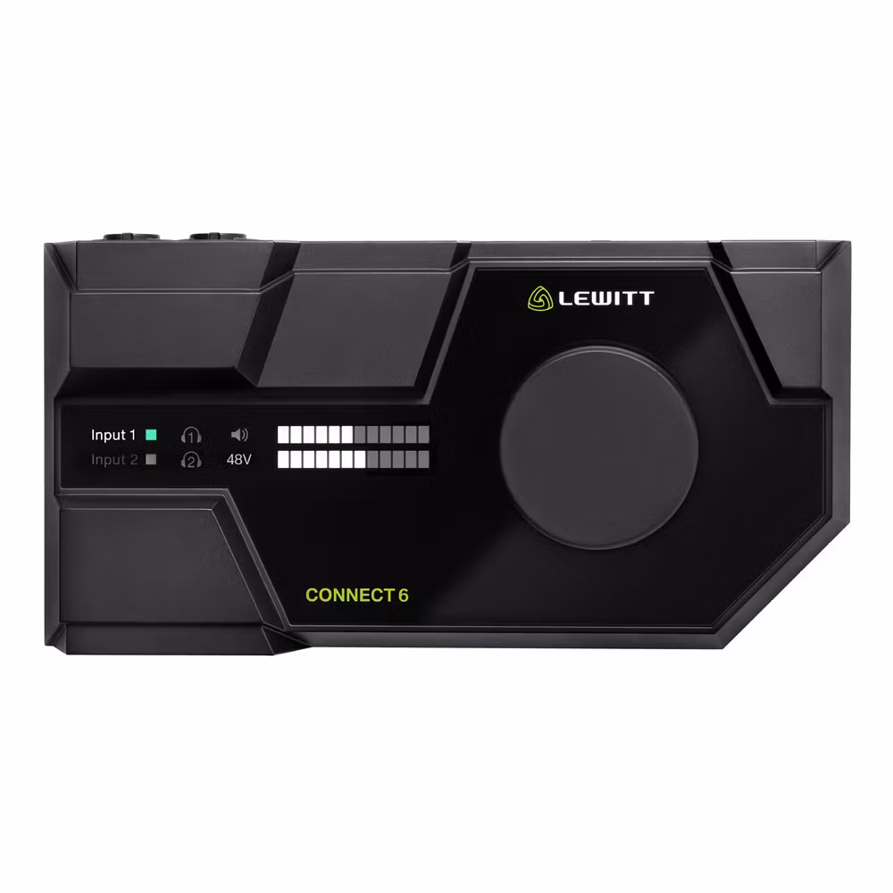 Lewitt CONNECT 6 – USB-C ljudkort för podd, streaming och musikproduktion