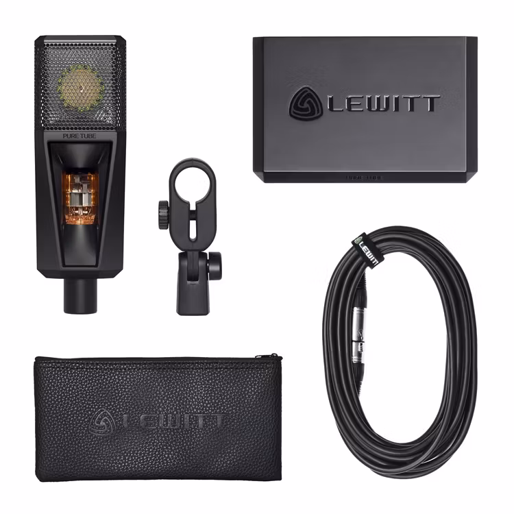 Lewitt PURE TUBE ESSENT – Premium rörmikrofon för vokal | Ultra-low noise | Audiodelight
