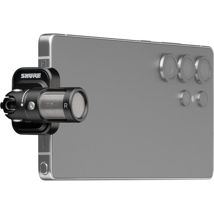 Shure MV88 USB-C Stereo Microphone – professionellt ljud direkt till din smartphone