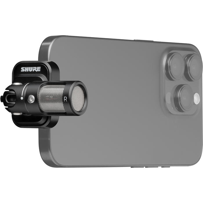 Shure MV88 USB-C Stereo Microphone – professionellt ljud direkt till din smartphone