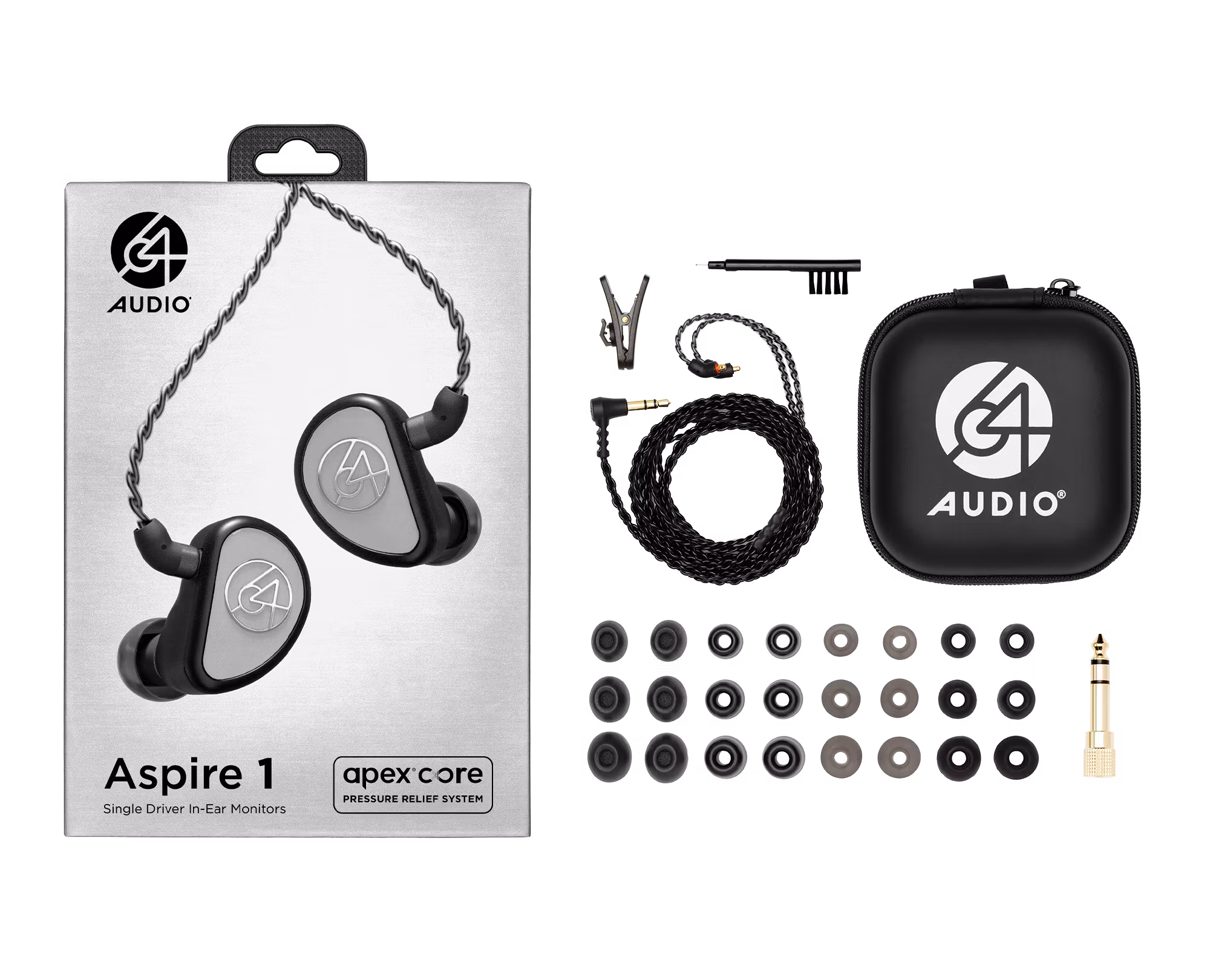 64 Audio Aspire 1 – Enkel och pålitlig in-ear monitor