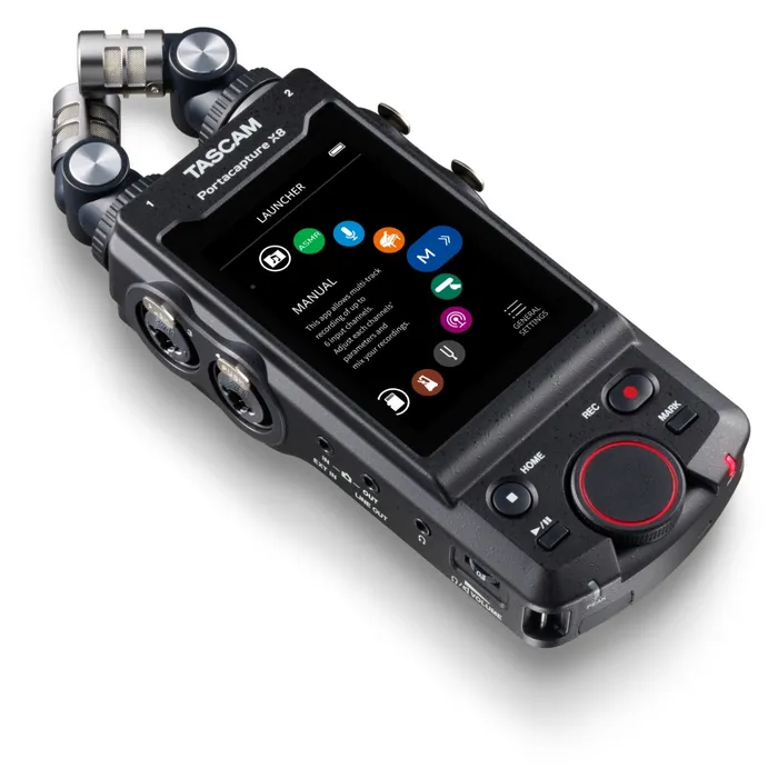 Tascam Portacapture X8 – Portabel 32-bit Float Inspelare för Podcast & Pro Audio