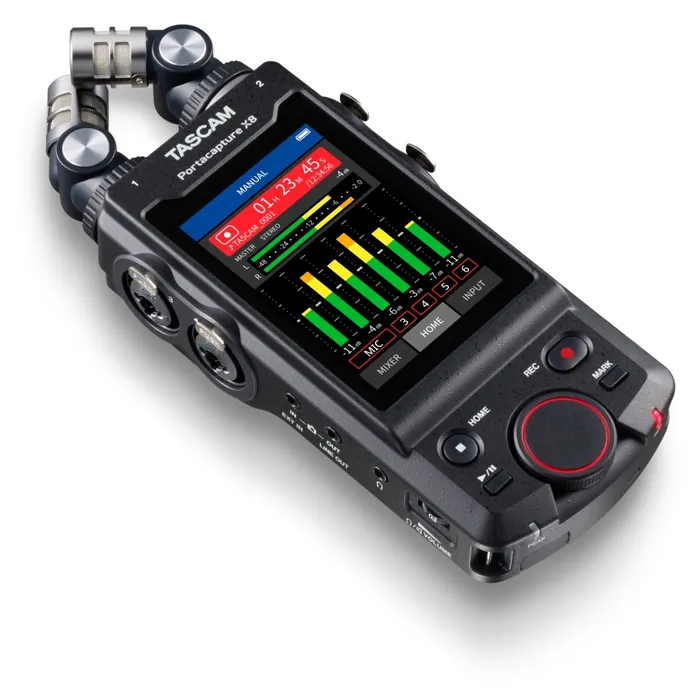Tascam Portacapture X8 – Portabel 32-bit Float Inspelare för Podcast & Pro Audio