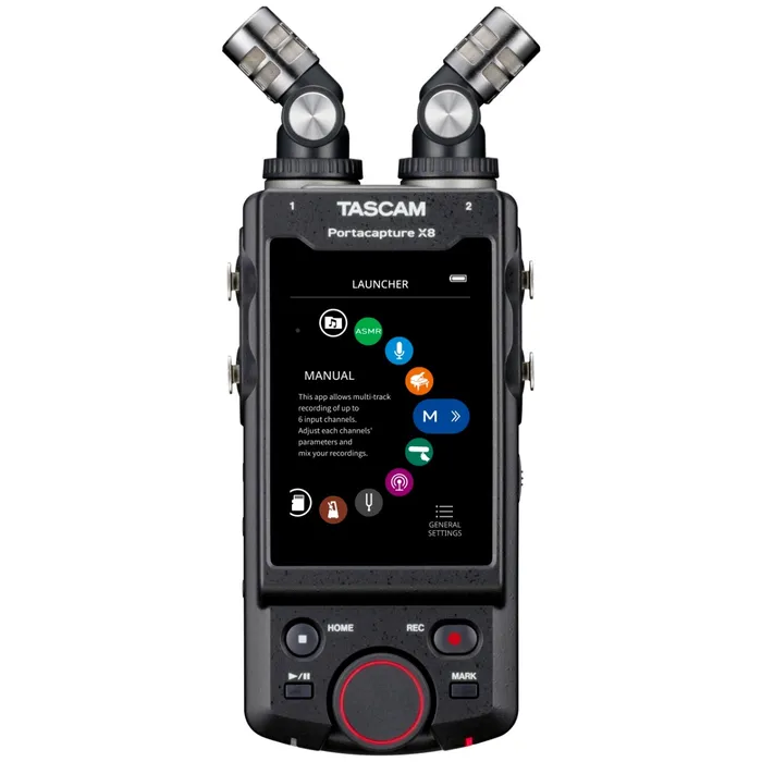 Tascam Portacapture X8 – Portabel 32-bit Float Inspelare för Podcast & Pro Audio