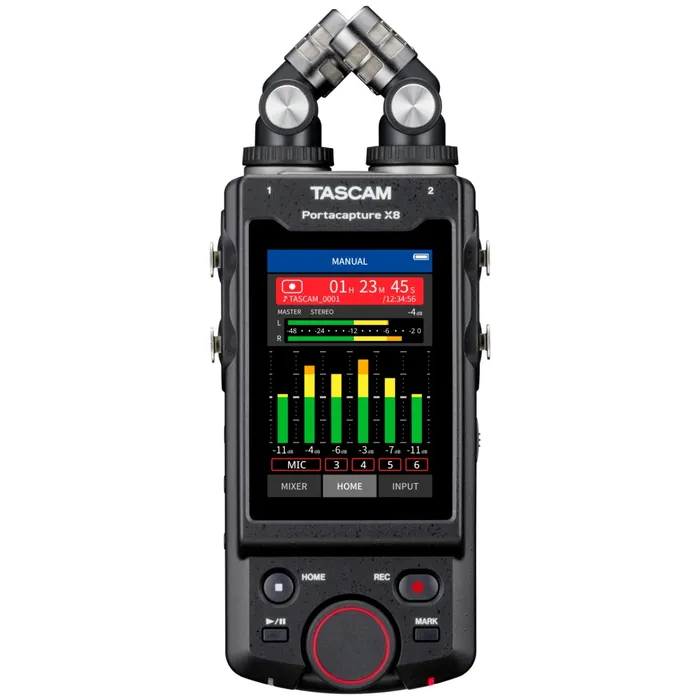 Tascam Portacapture X8 – Portabel 32-bit Float Inspelare för Podcast & Pro Audio