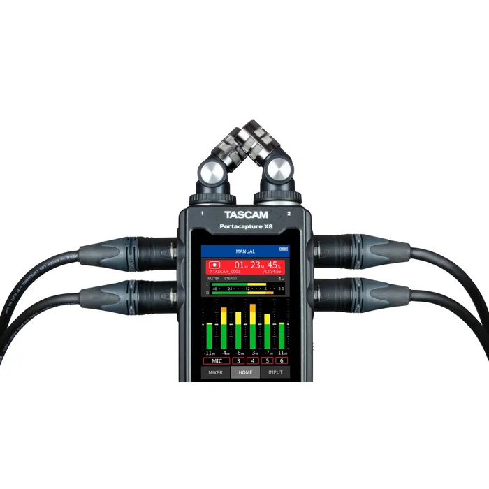 Tascam Portacapture X8 – Portabel 32-bit Float Inspelare för Podcast & Pro Audio