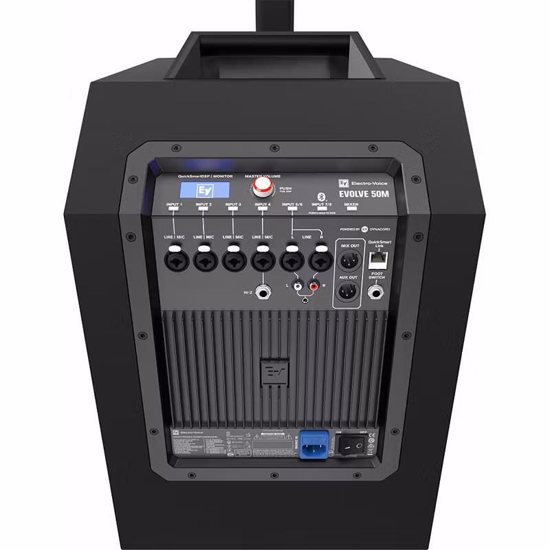 Electro-Voice EVOLVE 50M – aktiv pelarhögtalare med mixer för live, kyrka och event