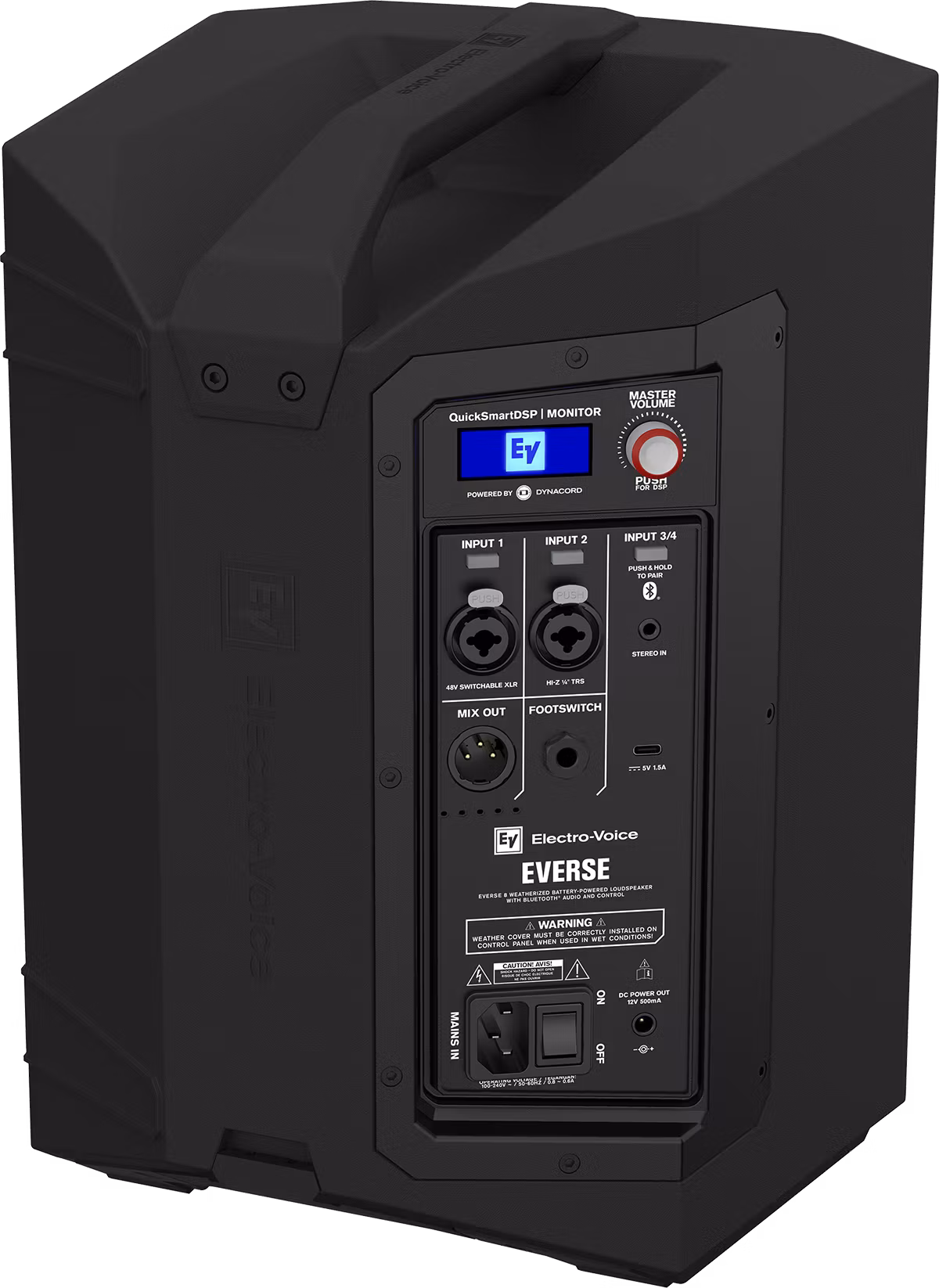 EV EVERSE 8 Stereo Kit – Komplett batteridrivet PA-system med EV Duffel Bag