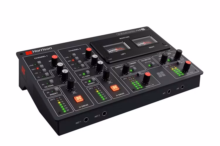 Harrison Flex-10 USB-ljudkort med 10 in/12 ut och 8-kanals ADAT