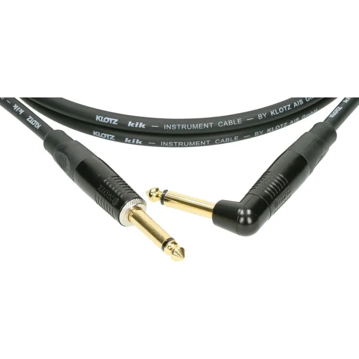 Klotz KIKKG Instrumentkabel – Rak/Vinklad Metalljack