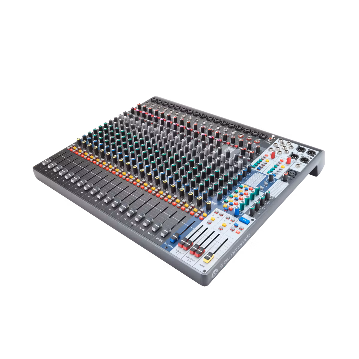 Soundcraft Signature Plus 22 – analogt mixerbord med USB-C & Lexicon-effekter