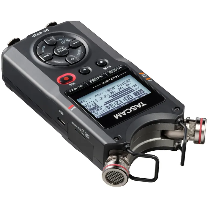Tascam DR-40XP – Portabel 4-kanals inspelare med 32-bit float & USB-C