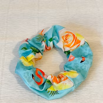 Scrunchie flamingo