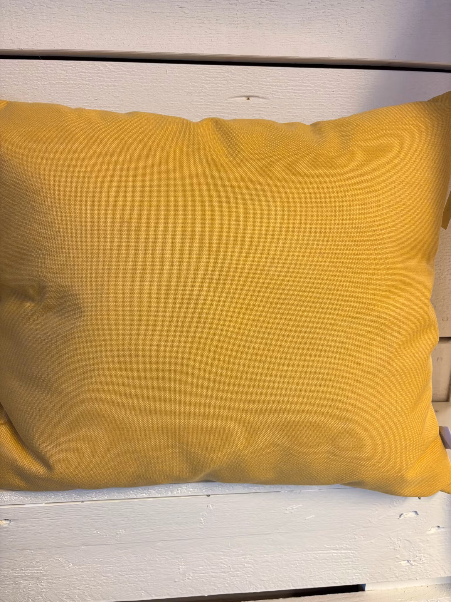 Sunbrella gul kudde