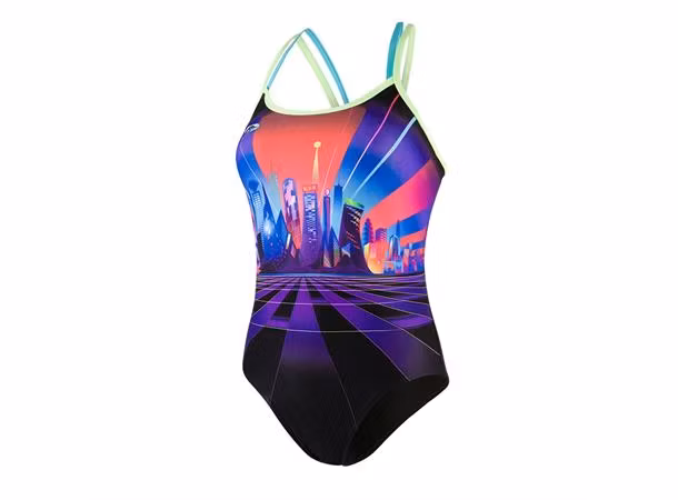 Speedo Baddräkt Neon Fan