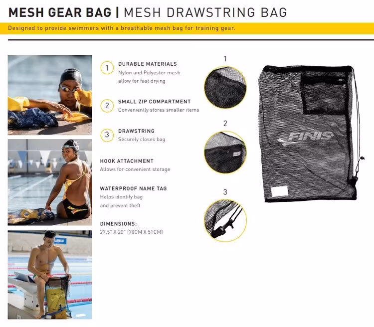 Finis Nätpåse Mesh Bag Svart