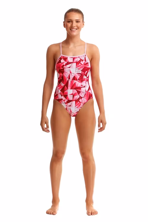 Funkita Baddräkt Pink Pane