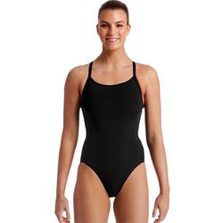 Funkita Baddräkt Still Black Diamond Back EU38