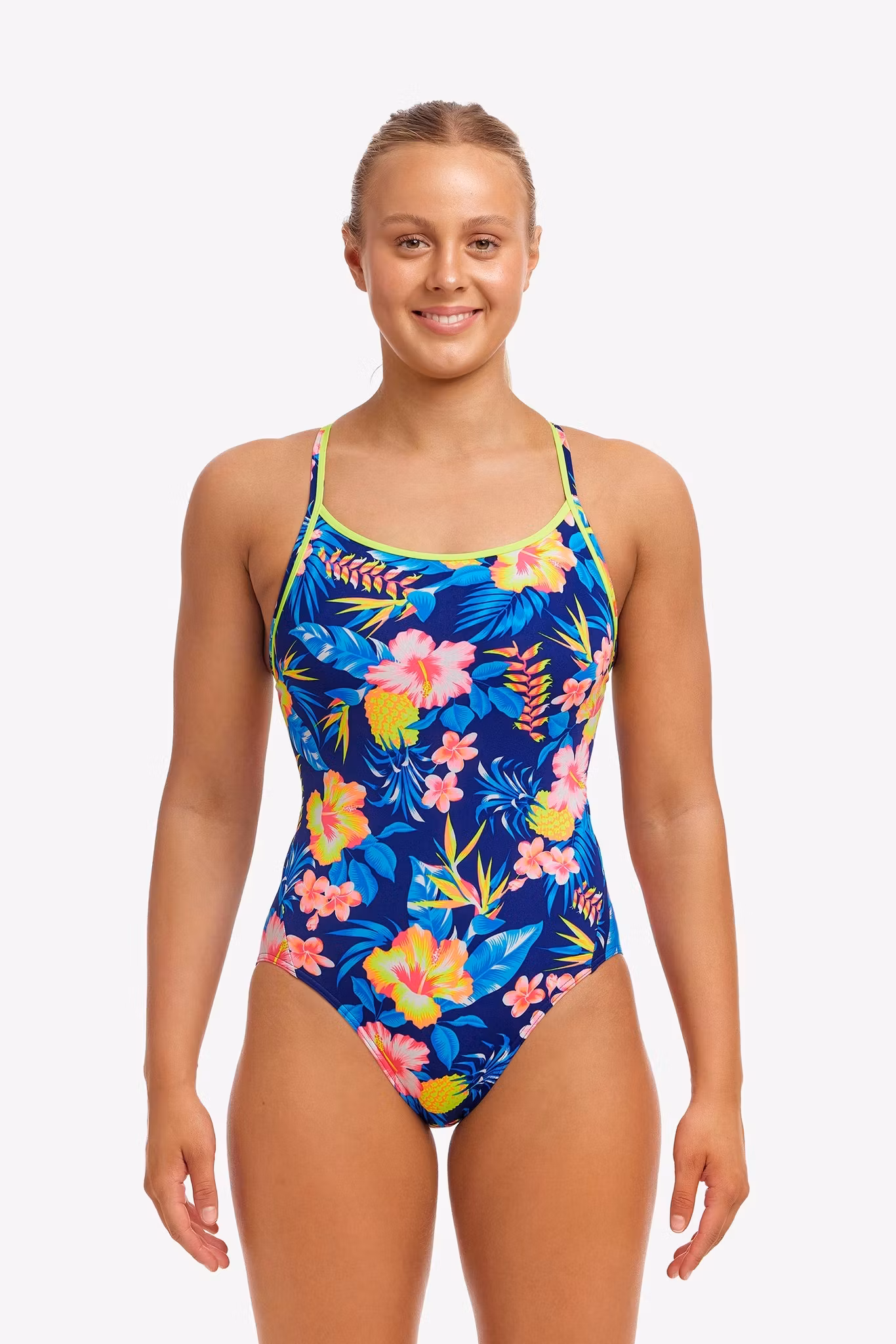 Funkita Baddräkt In Bloom Diamond Back EU38