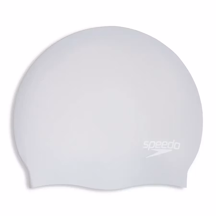 Badmössa extra stor för långhåriga. Speedo Long hair cap i silver.