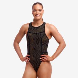 Funkita Baddräkt Hi Flyer Gold Weaver EU38