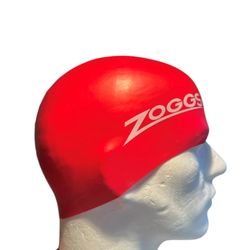 Zoggs Open Water Seamless Badmössa Röd