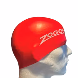 Zoggs Open Water Seamless Badmössa Röd