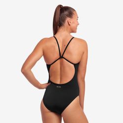 Funkita Baddräkt Still Black Single Strap Back