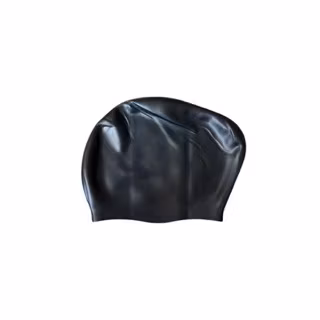 Badmössa Långhårig Silikon Svart