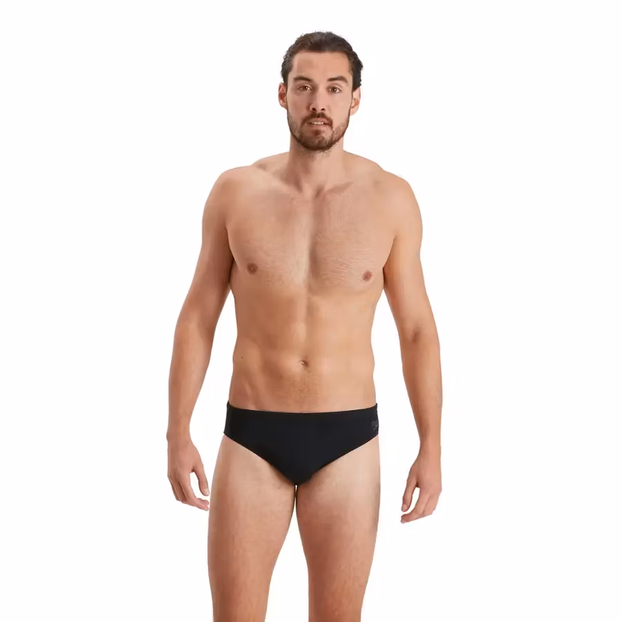 Speedo sportsbrief i klassisk modell. Svart, 7cm, klortåliga.