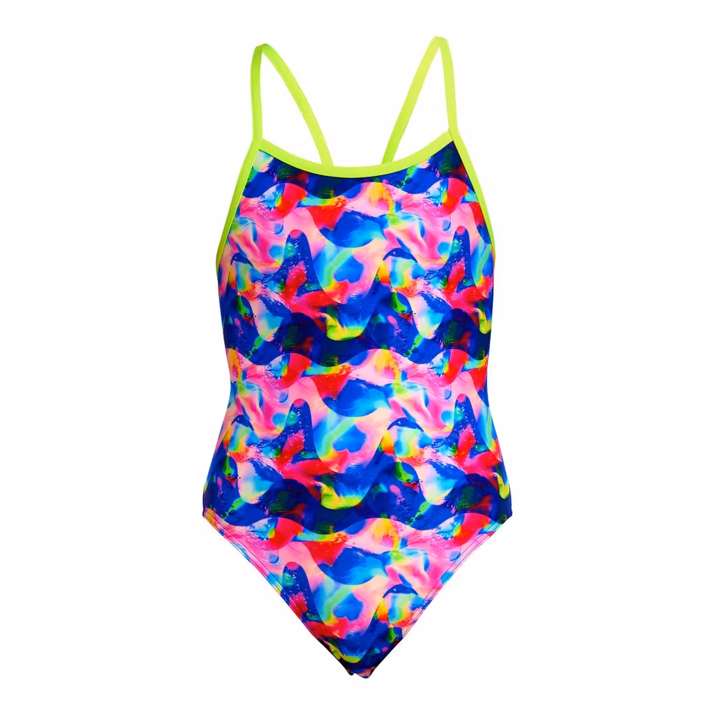 Funkita Baddräkt Junior Wet Wave