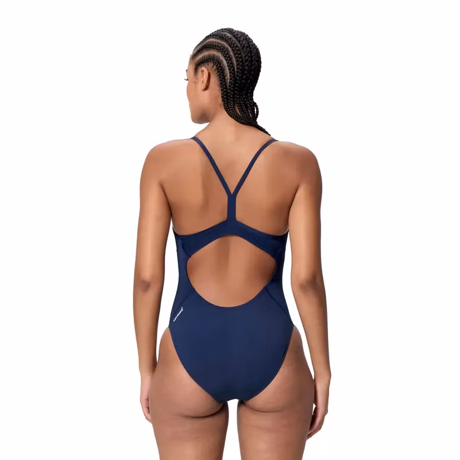 Speedo Baddräkt Logo Thin Strap Navy