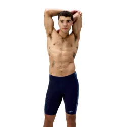 Speedo Endurance+ Jammer Tech Panel Navy