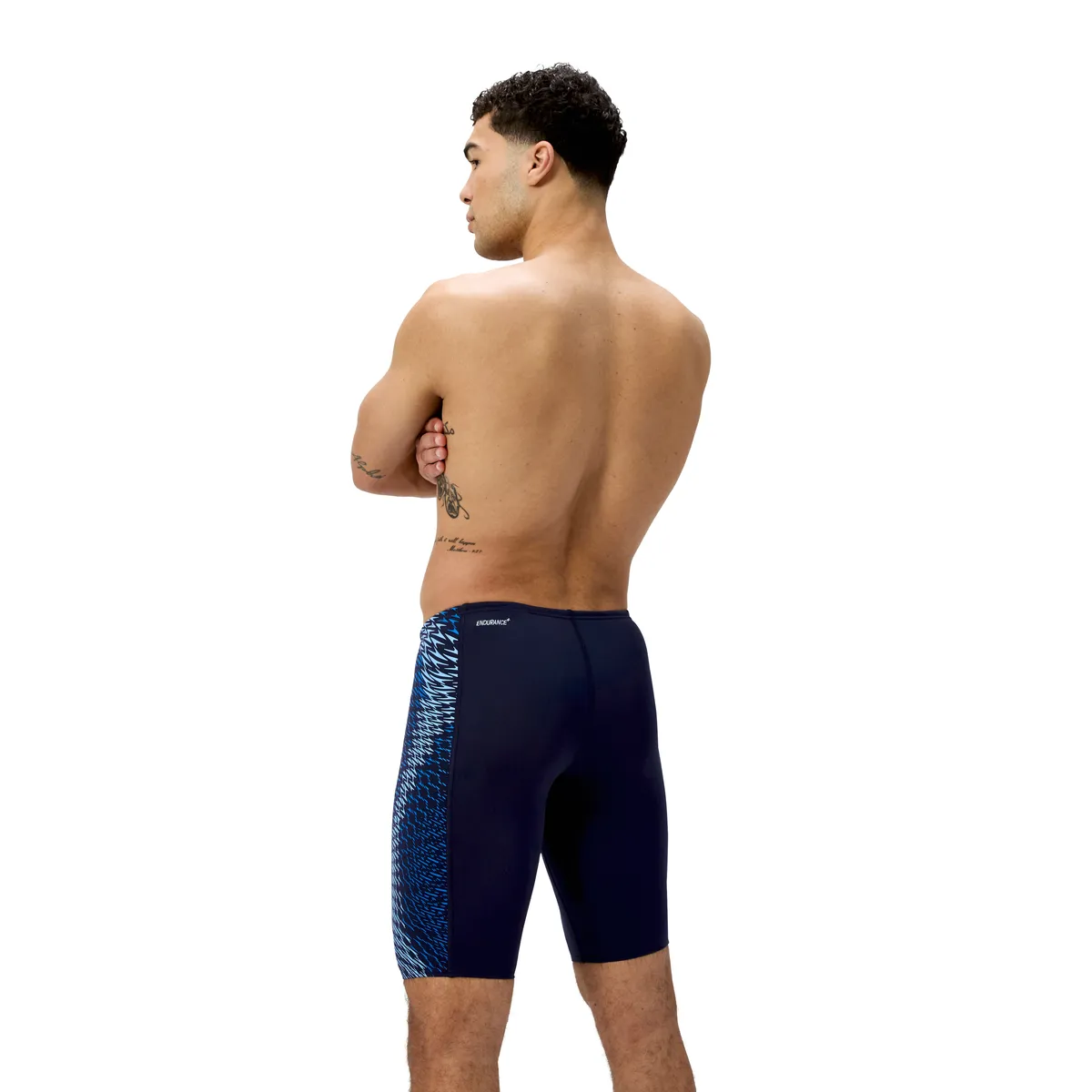 Speedo Endurance+ Jammer Tech Panel Navy