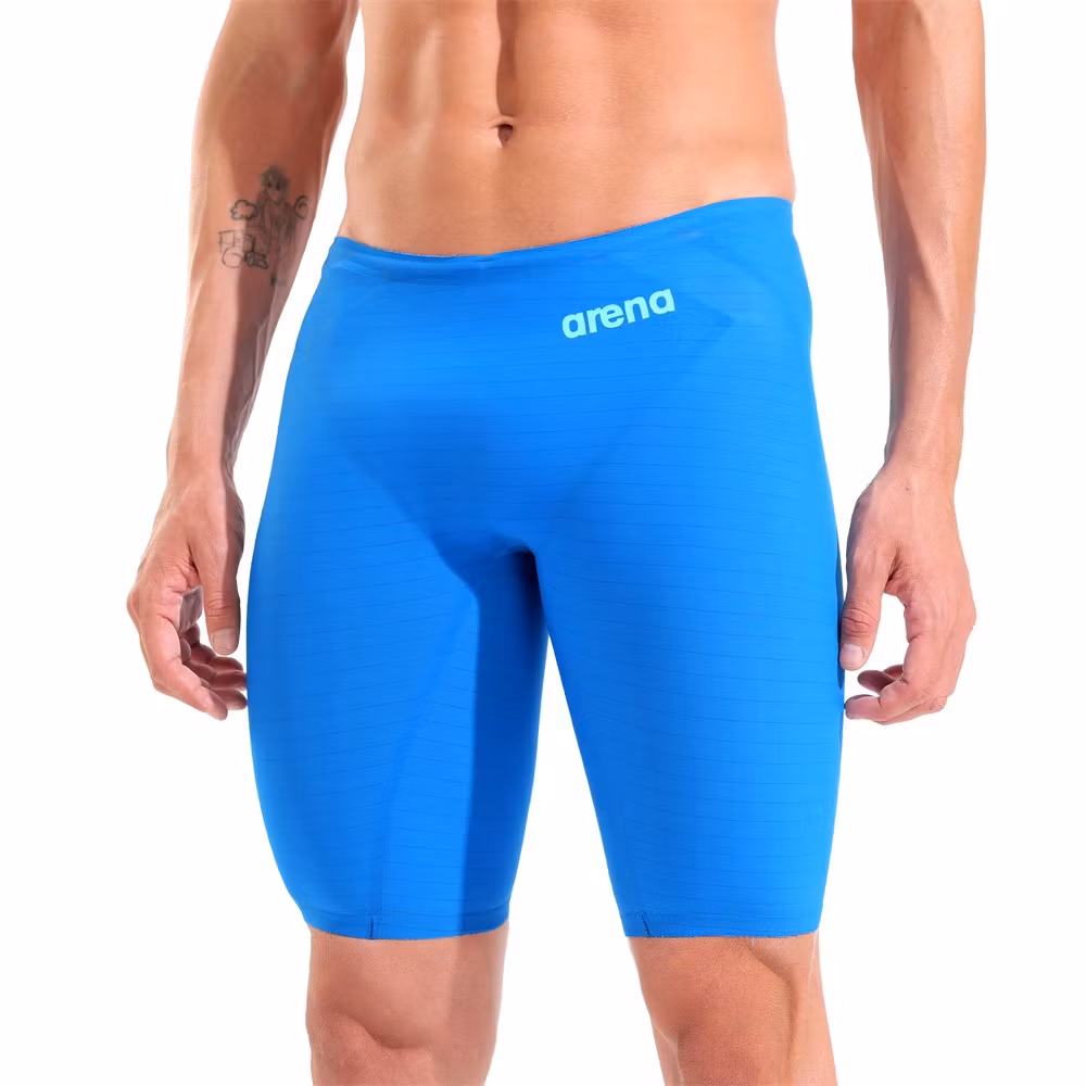 Arena Carbon Air3 Jammer Cosmo Blue tävlingsbadbyxor.