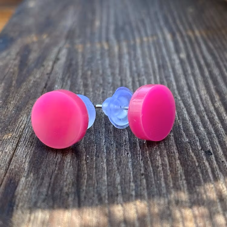 Örhängen cerise