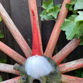 Skäggtomte liten kort skägg