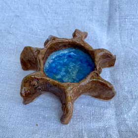 Ljuslykta/skål korall