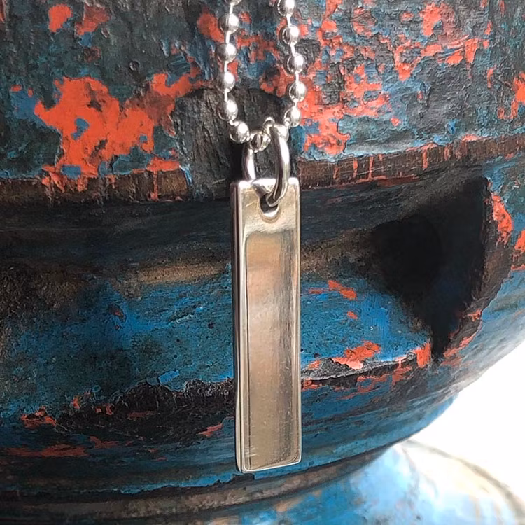 Hänge Silver Tag