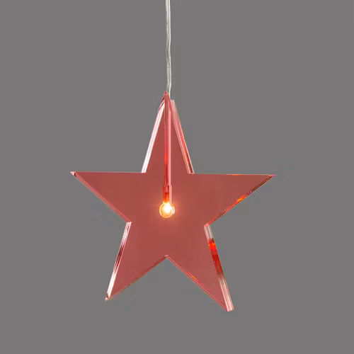 Jubileumsstjärna 2023, Rosa ø22cm, 1,5cm tjock