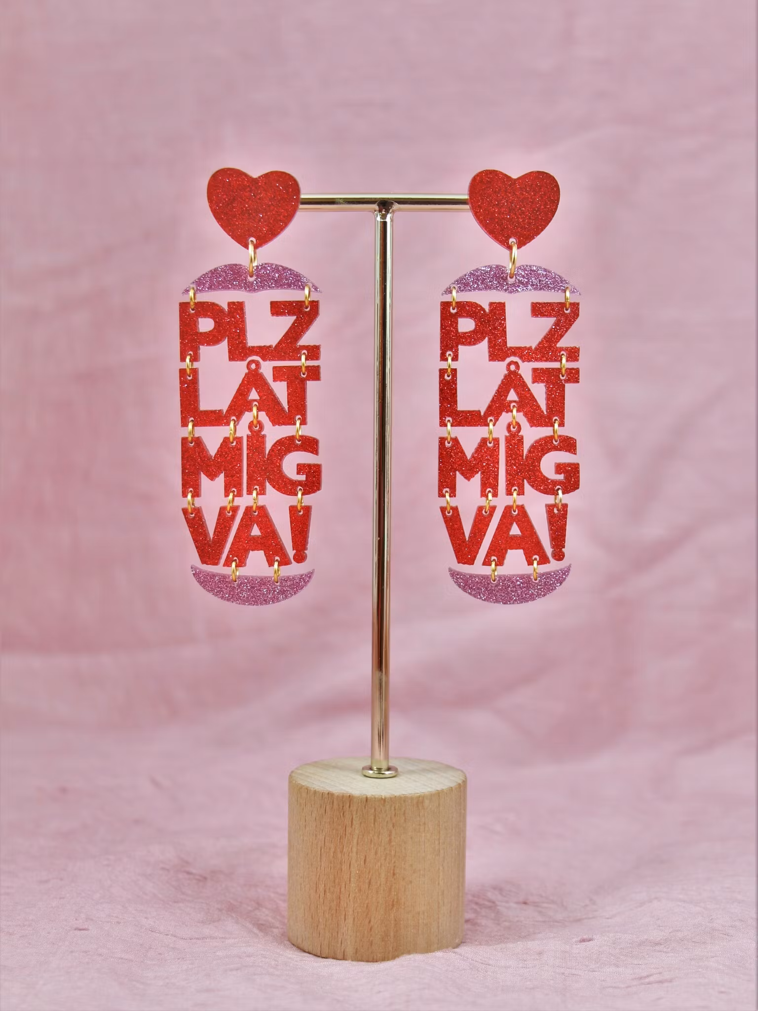 PLZ LÅT MIG VA! röd text